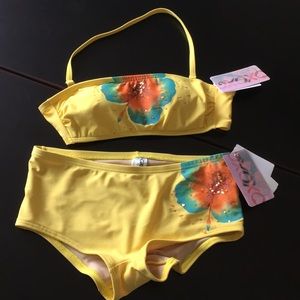 New XOXO yellow swimsuit